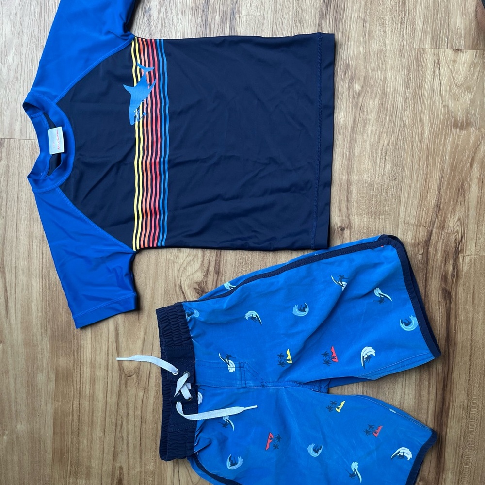 Hannah Anderson Kids Swim Set with Shark Design